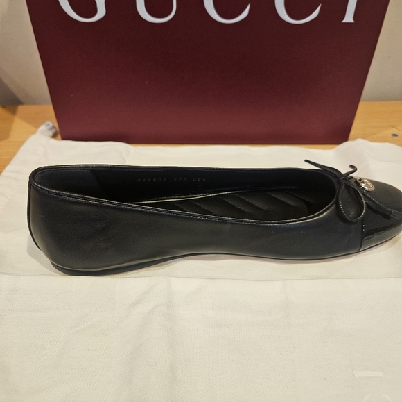 New Authentic Gucci Shoes Woman’s Flats Ballet Size 39.5 - Picture 3 of 9